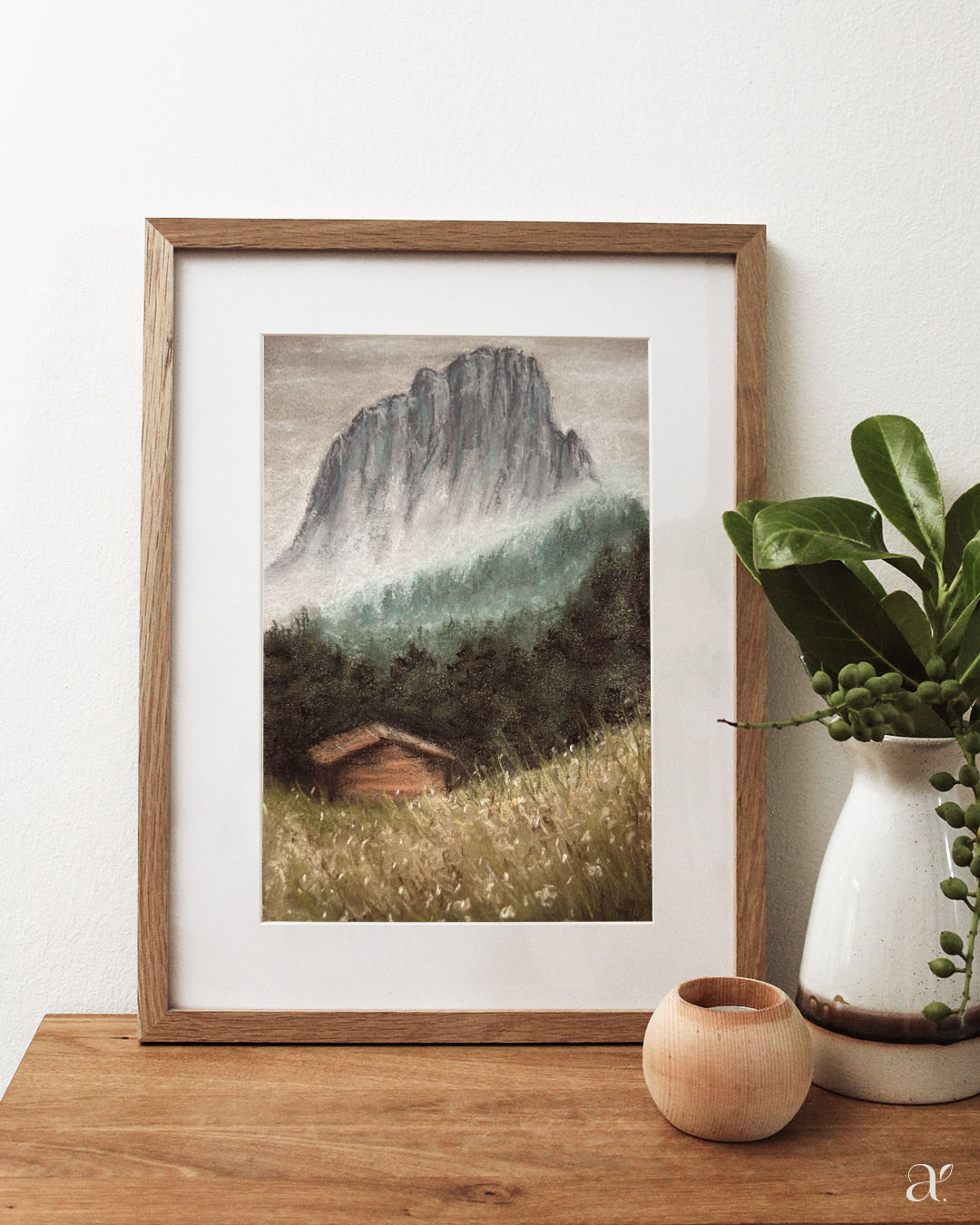 Verträumte Bergwiese im Spätsommer
