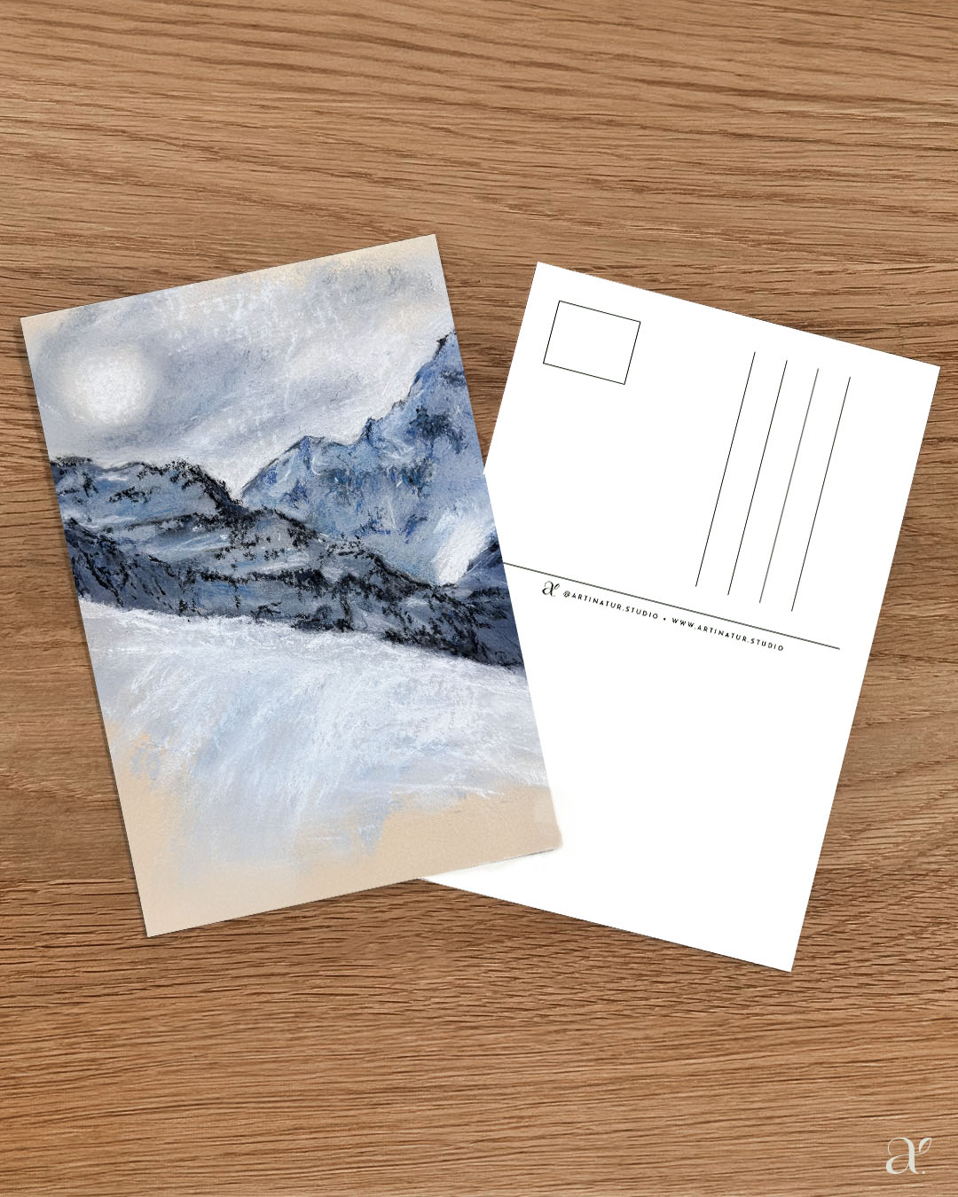Schneegipfel im Winterlicht