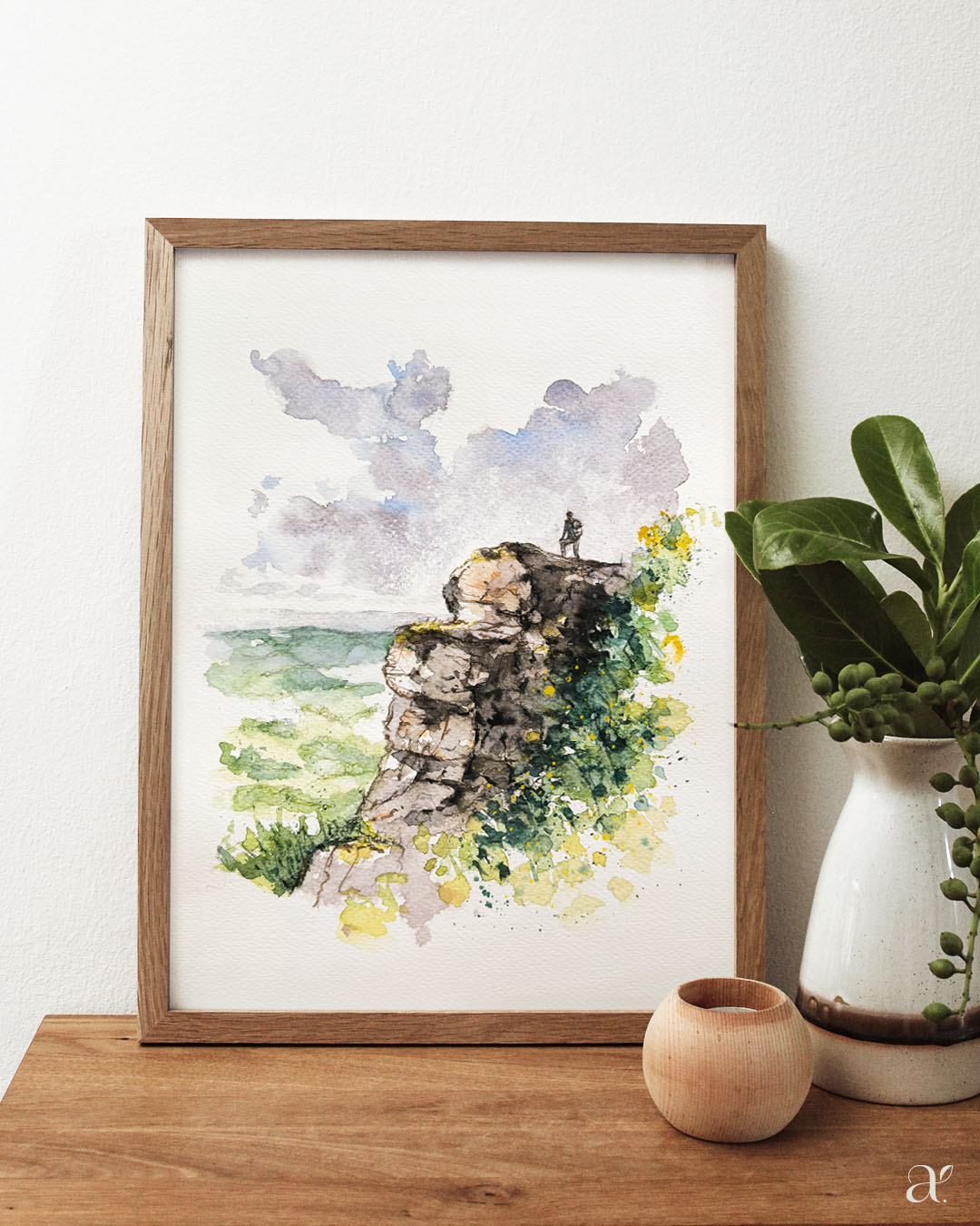 Weitblick vom Felsen