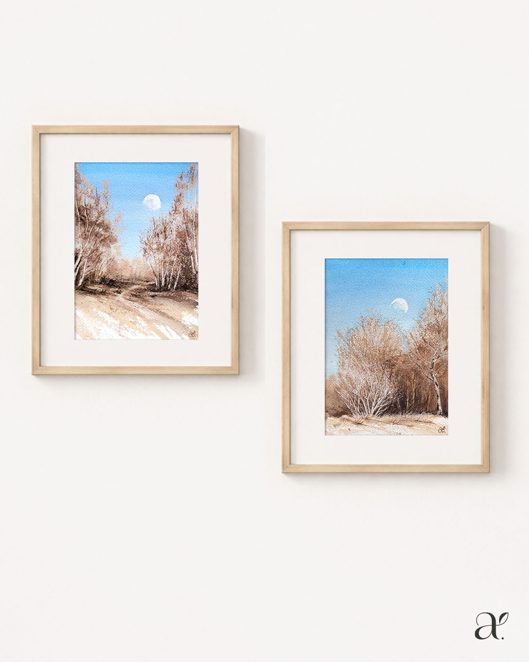 Mond im Blau – 2er Set (9_III/53)