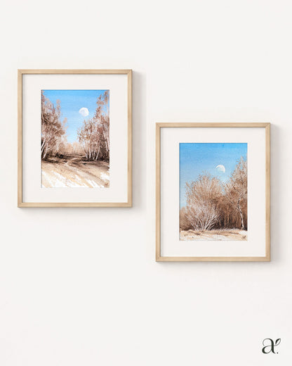 Mond im Blau – 2er Set (9_III/53)