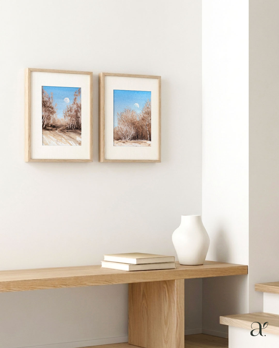 Mond im Blau – 2er Set (9_III/53)