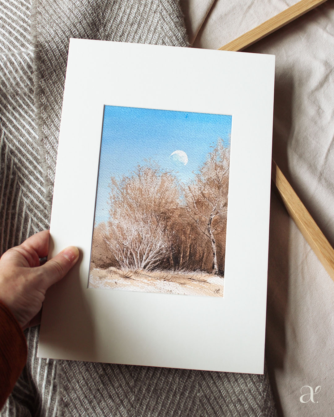 Mond im Blau – 2er Set (9_III/53)