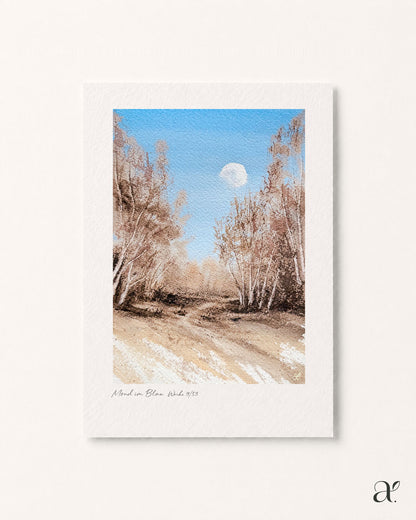 Mond im Blau – 2er Set (9/53)